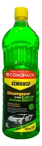 Shampoo Cera Auto Brillante Carro Motos Brillo  Llantas 2en1