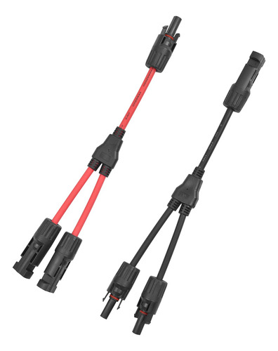 Conector Mc4 Doble, Ideal Para Sistemas Solares En Paralelo