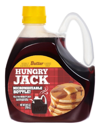 Pack 2 Jarabes Hungry Jack Butter Syrup, 710ml C/u