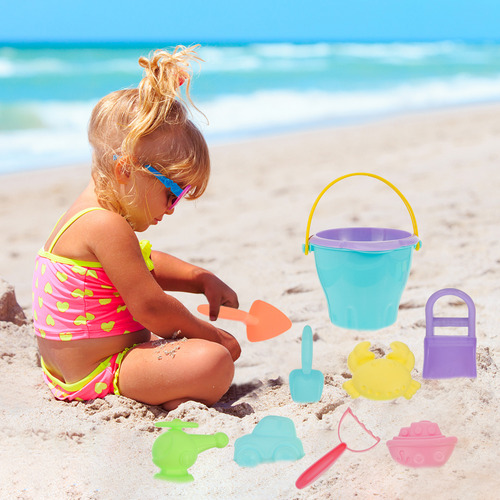 Kit De Construcción Sandcastle, Juego De Juguetes De Playa C