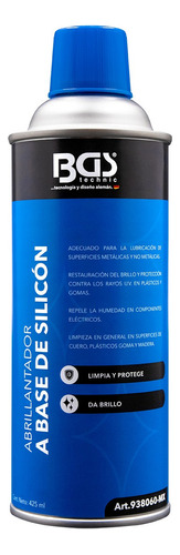 Abrillantador A Base De Silicon | 400 Ml | Bgs 938060-mx Color Azul