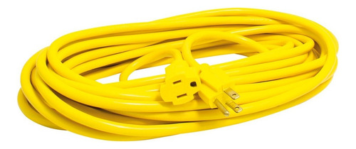 Extensión Eléctrica Uso Rudo Aterrizada Amarillo, 5 M Surtek