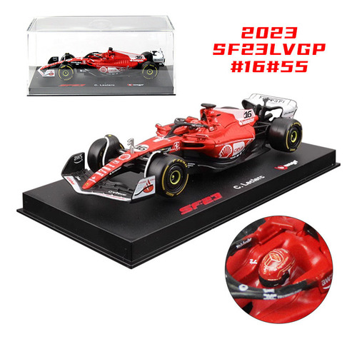 Wnn Bburago 1/43 F1 Ferrar Sf23 Las Vegas Gp #16charles