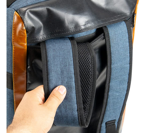 Skunk Mochila Híbrida/duffle Negro - A Prueba De Olores
