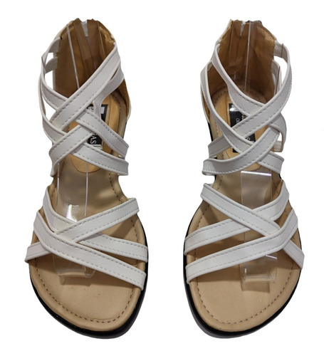 Sandalia Huarache Romano Talón Cierre Calzado Durable