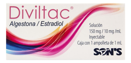 Diviltac Sol Iny Algestona 150mg/ Estradiol 10mg