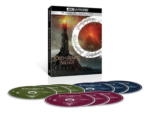 El Señor De Los Anillos Trilogia Extendida 4k Uhd + Blu-ray