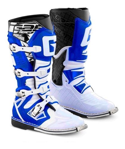 Botas Gaerne G React Goodyear Enduro Motocross Azul