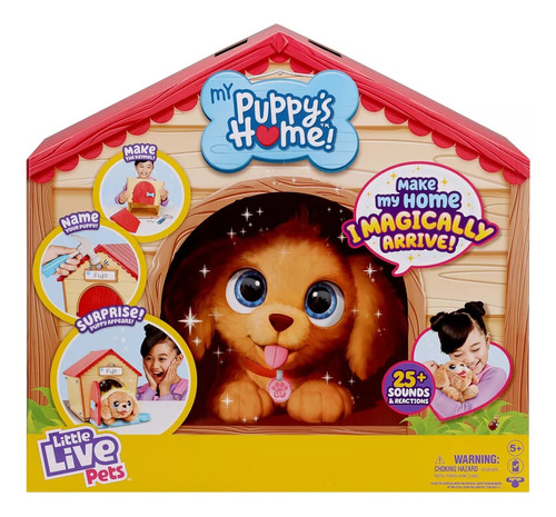 Little Live Pets Interactivo Cachorro Puppy Con Casita Moose