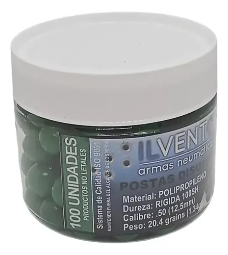Posta Rigida Verde ( .50) 12.5mm X100 (il- Vento) Disuasiva 12.5 Mm ...