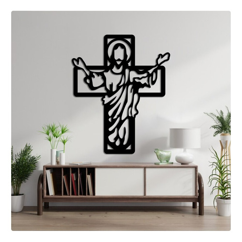 Cuadro Decorativo Religioso Jesus Cristo Manos En Madera