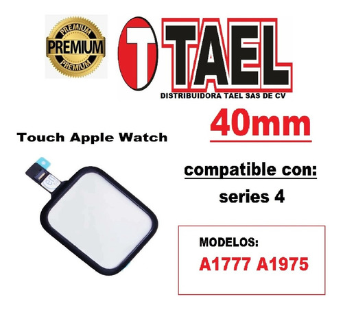 Touch Digitalizador Compatible Apple Watch Series 4 De 40mm