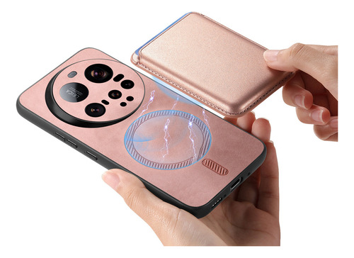 Funda Tipo Cartera De Piel Magnética Soltada 2 En 1 Para