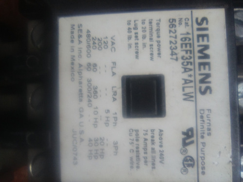 Contactor Siemens