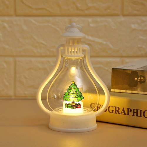4 Piezas Linterna Led Portátil Para Decoración De Navidad