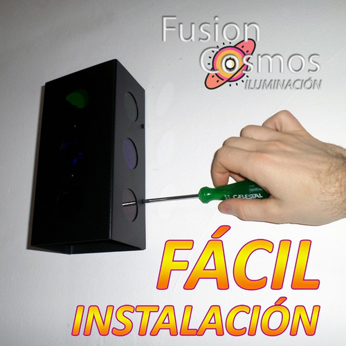 Imagen 4 de 8 de Aplique Bidireccional Modero Bar Tri Color C Lampara Led 10w