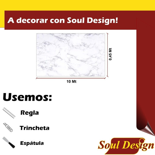 Imagen 7 de 10 de Contact Pvc Muresco 797010 Esmerilado 0,45 X 10mts Soul