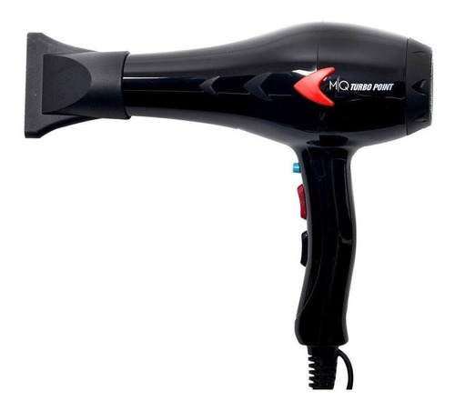 Secador de cabelo MQ Professional Turbo Point preto 220V