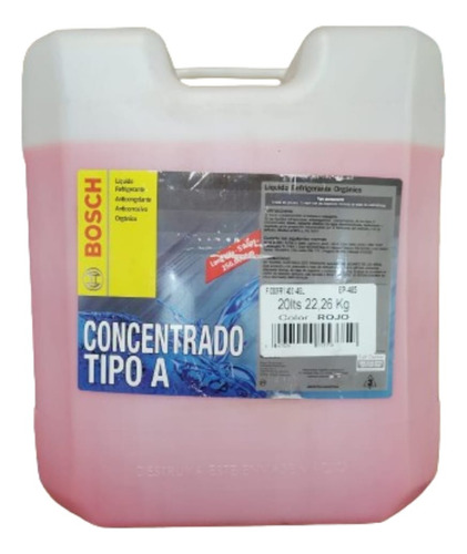 Refrigerante-anticongelante-anticorrosivo Organico X 20 Lts