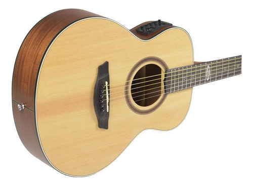 Violão Mini Jumbo Elétrico Strinberg Sm200 Ns Natural Fosco