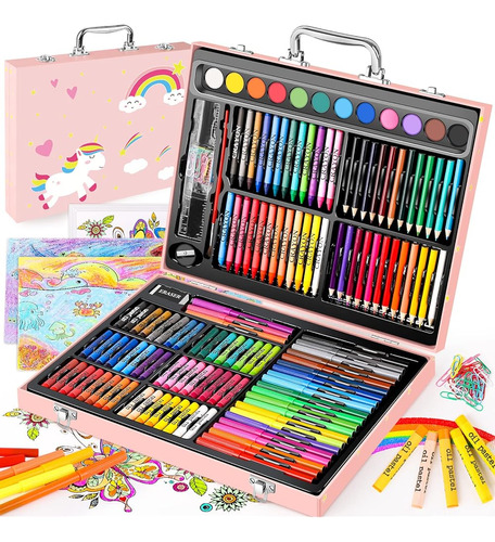 Soucolor Arts And Crafts Supplies, 183-pack Drawing Painting