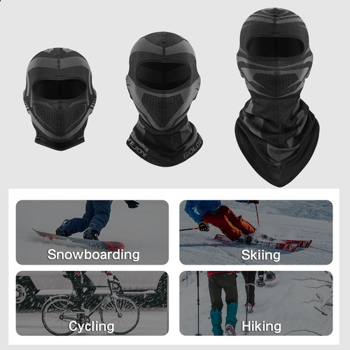 Conjunto De Ciclismo Sombrero Esquí Snowboard Cuello Polaina