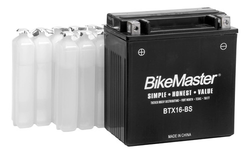 Bikemaster Bateria Alto Rendimiento Sin Mantenimiento