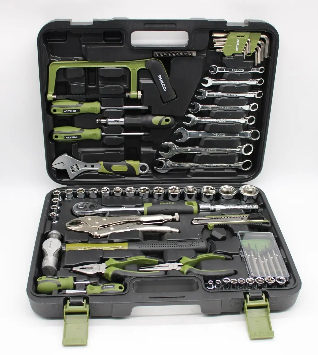 Set De Herramientas Manuales 74 Piezas Philco 94sh78p - Rex