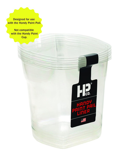 Liner De Cubo De Pintura Práctico, Contiene 32 Oz De Pintura