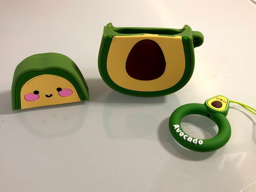 Funda Auriculares AirPods Bluetooth Protector Palta Avocado