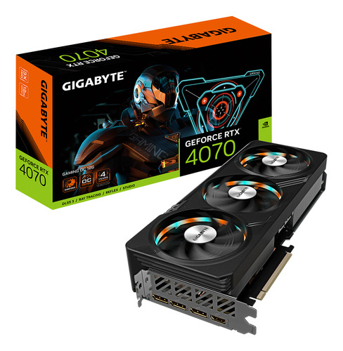 Tarjeta De Video Gigabyte Rtx 4070 Windforce Oc 12gb Gddr6 (Usado)
