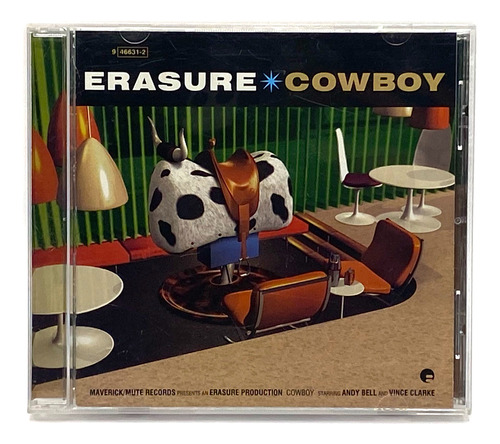Cd Erasure - Cowboy / Edc Americana 1997
