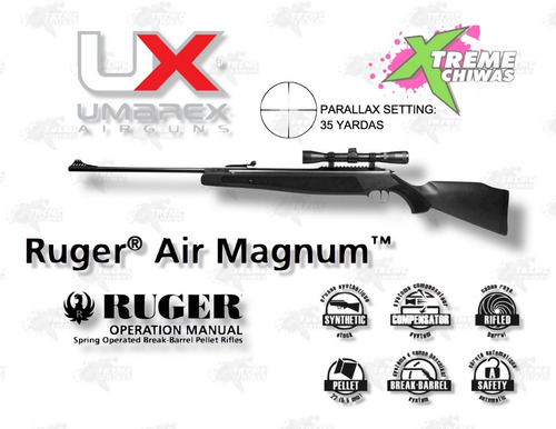 Rifle Ruger Air Magnum .22 Umarex Tiro Deportivo Xtreme P