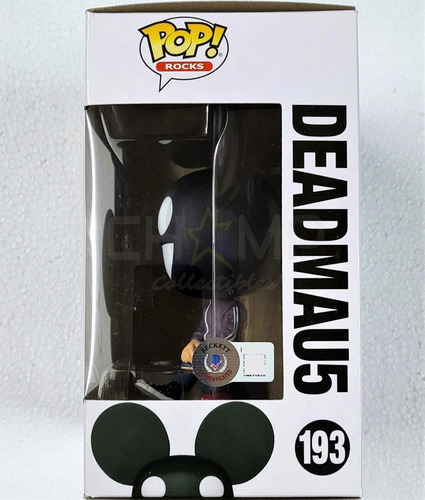 Funko Pop! Autografiado Deadmau5 Rocks #193 Electronica Dj (Usado)