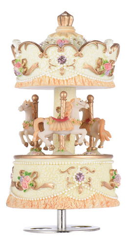 Carrusel For Laxury Option Windup Melody Castle Carousel
