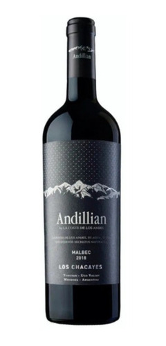 Vino Andillian Malbec Los Chacayes Caja 6x750ml