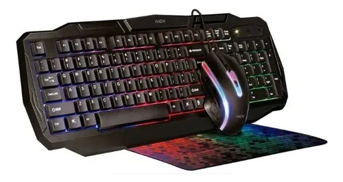 Mouse + Teclado + Almohadilla Gamer