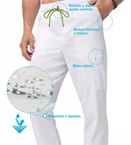 Pantalon blanco strech hombre new arrivals