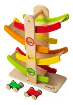 Comprar Pista De Autitos De Madera - Rampa + 2 Autitos