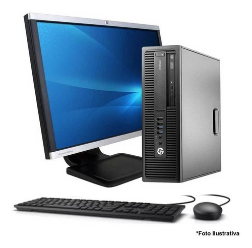 Computador Hp Elitedesk Core I5 6ªg 8gb 160gb Monitor 22