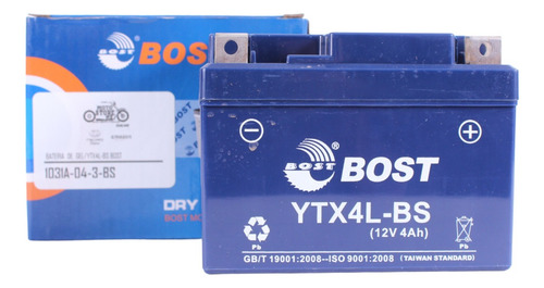 Bateria De Gel/ytx4l-bs | Bost®