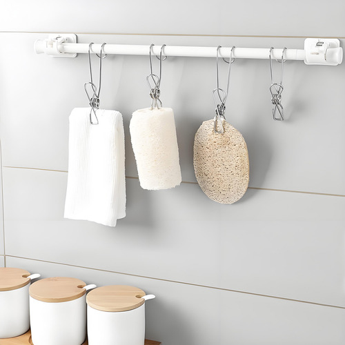 Gancho En V De Acero Inoxidable Con Colgante Para Baño Multi