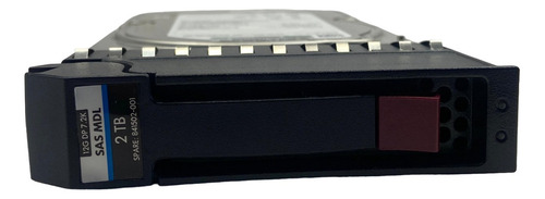 Hd Hp 2tb 7.2k 3,5 Sas 12gb 841502-001 871678-002 N9x93a Com Gaveta * Cor Prateado