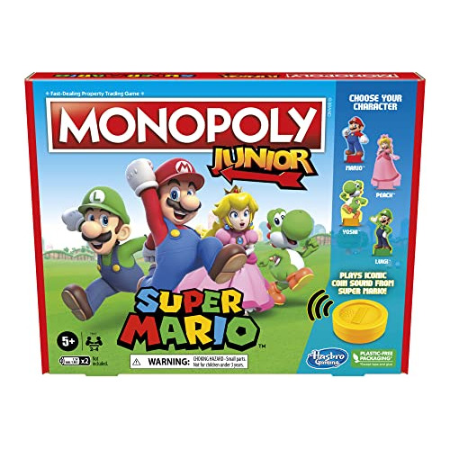 Juego De Mesa Monopoly Junior Super Mario Edition, Divertido