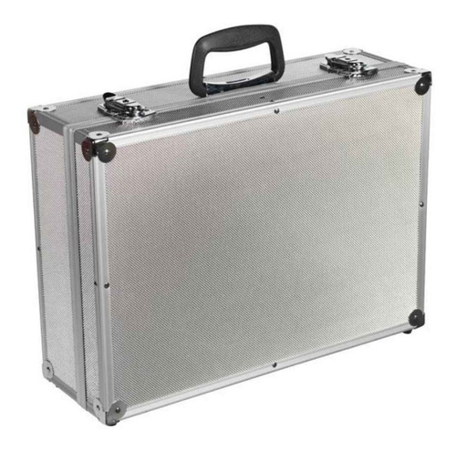 Maletin Aluminio 33 Con Llaves Caja De Herramienta Notebook Color Gris