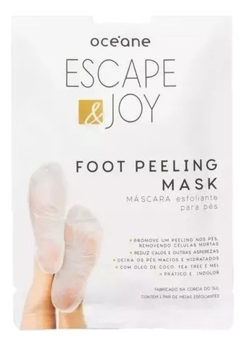 Máscara Esfoliante Para Pés - Foot Peeling Mask - Océane