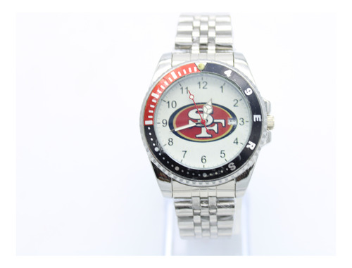Reloj San Francisco 49ers Metal Acero Caballero 
