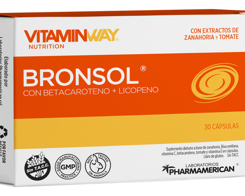 Vitamin Way Kit X2 Cajas Bronsol Suplemento Bronceado X30 3c
