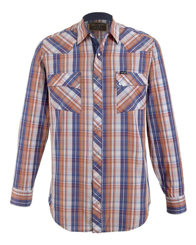 Camisa Vaquera Wrangler Hombre Manga Larga G12