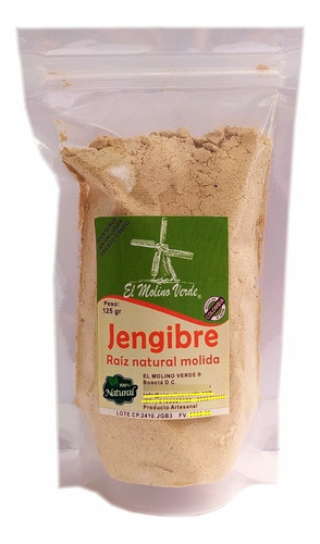 Jengibre En Polvo 100% Natural X 125gr